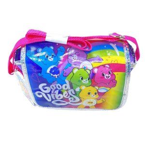 CARE BEARS CROSSBODY BAG SMALL FLAP GOOD VIBES 40TH ANNIVERSARY 8"